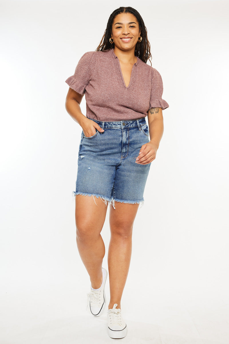 Bermuda shorts high waist online