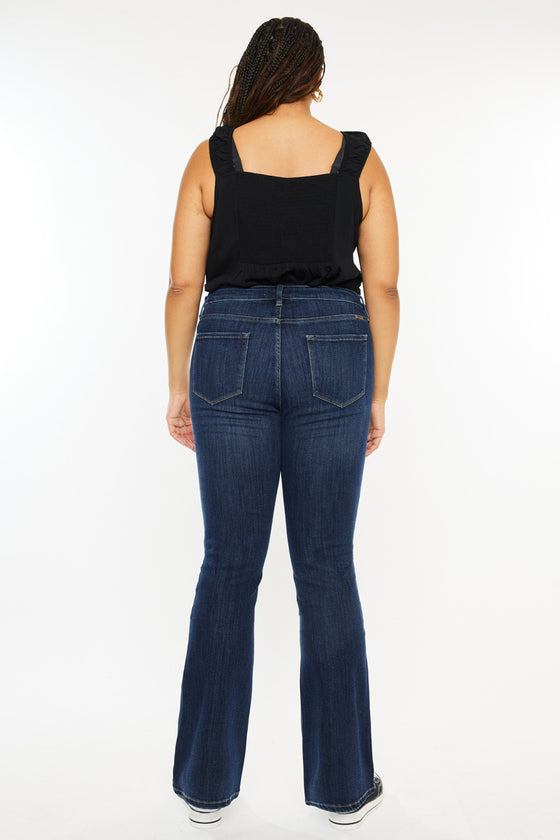 Mikali High Rise Bootcut Jeans (Plus Size) - Official Kancan USA