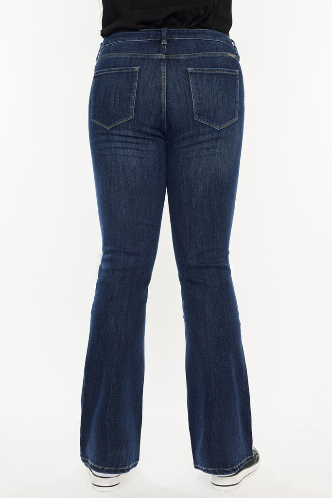 Mikali High Rise Bootcut Jeans (Plus Size) - Official Kancan USA