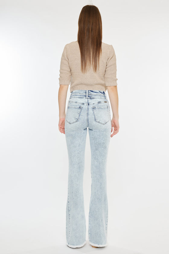 Kara High Rise Flare Jeans - Official Kancan USA