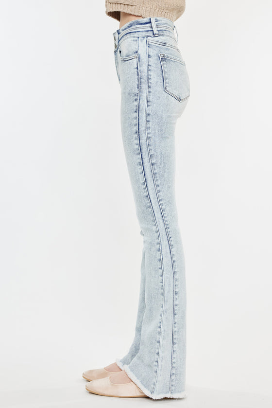 Kara High Rise Flare Jeans - Official Kancan USA