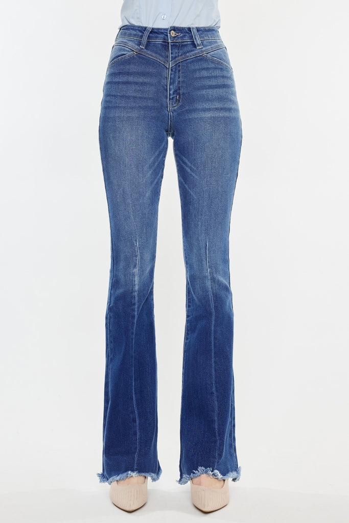 Ashton High Rise Flare Jeans - Official Kancan USA