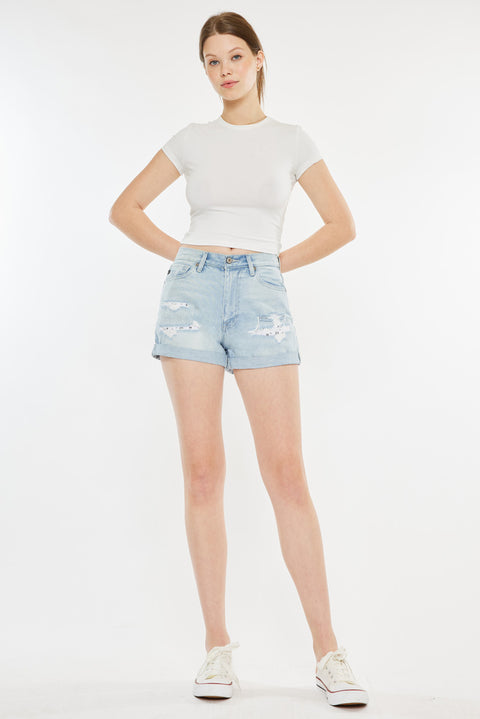 Daisy High Rise Mom Shorts - Official Kancan USA