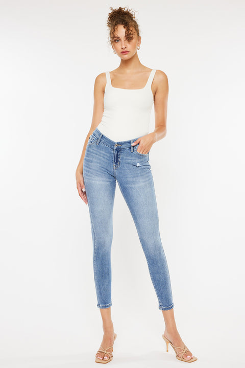 Kira Mid Rise Ankle Skinny - Official Kancan USA