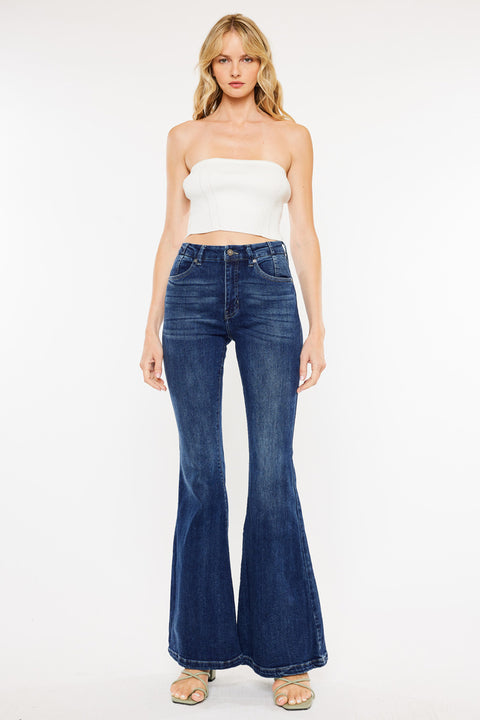 Arizona High Rise Super Flare Jeans - Official Kancan USA