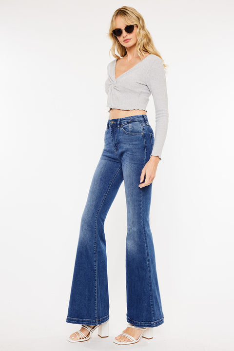 Arizona High Rise Super Flare Jeans - Official Kancan USA