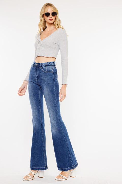 Arizona High Rise Super Flare Jeans - Official Kancan USA