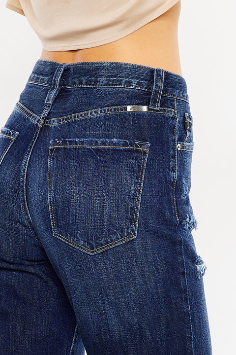 Fox Ultra High Rise 90's Boyfriend Jeans - Official Kancan USA