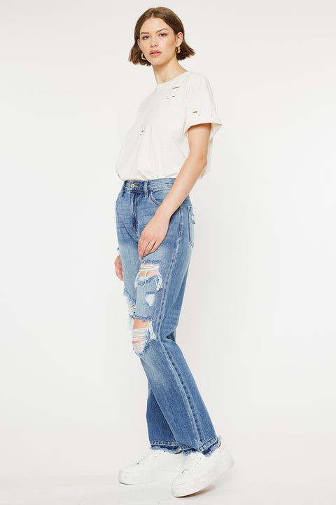 Millie High Rise Straight Leg Jeans - Official Kancan USA