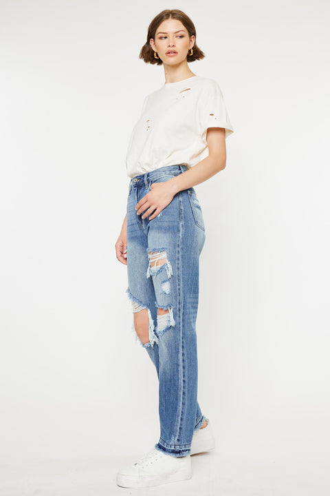 Millie High Rise Straight Leg Jeans - Official Kancan USA