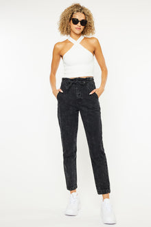  Rachelle Ultra High Rise Paperbag Mom Jeans - Official Kancan USA