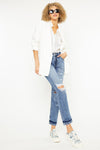 Artemis High Rise Boyfriend Jeans - Official Kancan USA