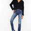 Eternity Mid Rise Slim Straight Leg Jeans - Official Kancan USA