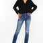 Eternity Mid Rise Slim Straight Leg Jeans - Official Kancan USA