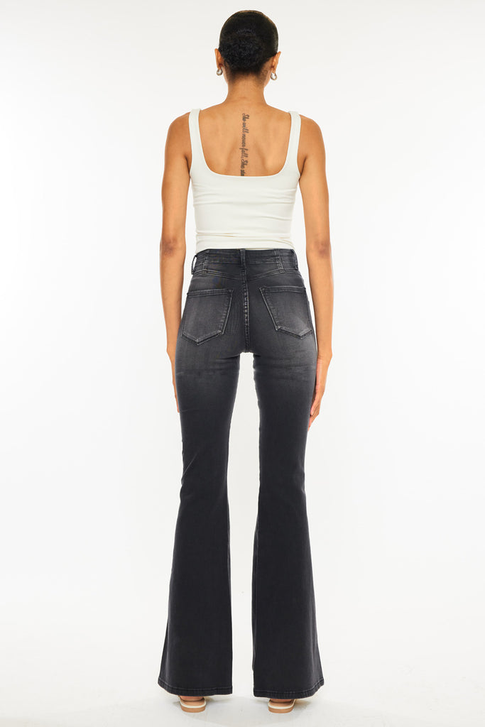 Marcy Ultra High Rise Flare Jeans - Official Kancan USA