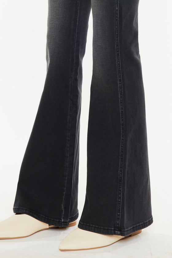 Marcy Ultra High Rise Flare Jeans - Official Kancan USA