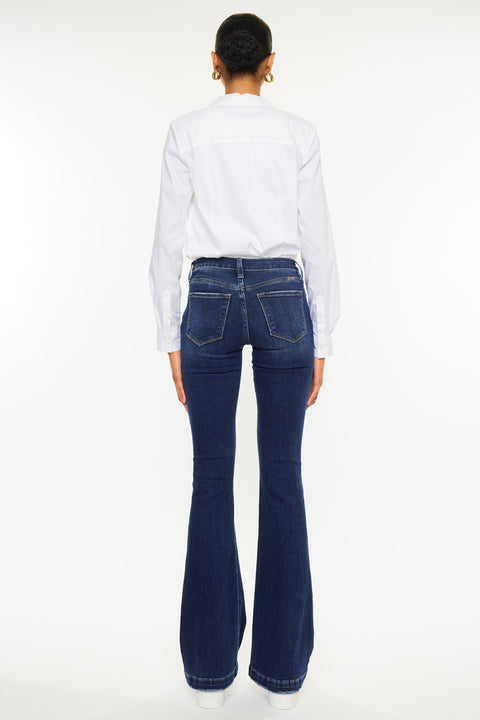 Harlowe Mid Rise Flare Jeans - Official Kancan USA