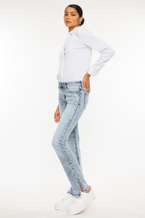 Nadia Mid Rise Y2K Bootcut Jeans - Official Kancan USA