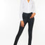 Autumn High Rise Faux Leather Ankle Skinny Pants - Official Kancan USA