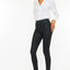 Autumn High Rise Faux Leather Ankle Skinny Pants - Official Kancan USA