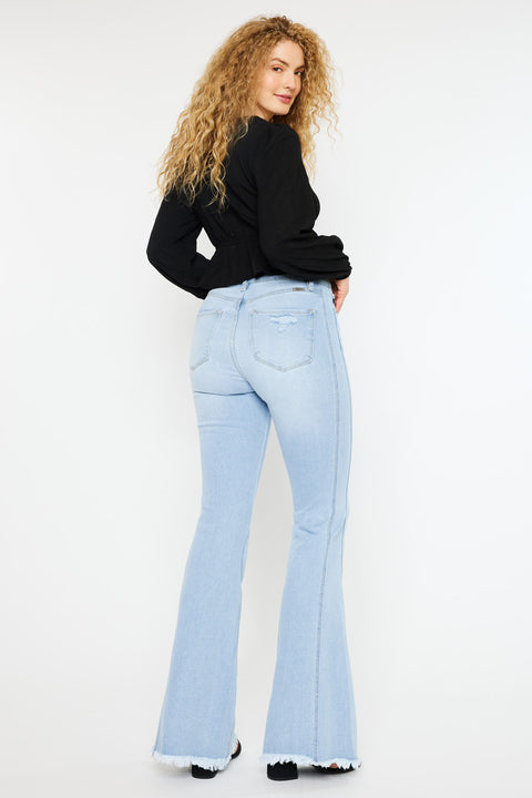 Annika High Rise Flare Jeans - Curvy - Official Kancan USA