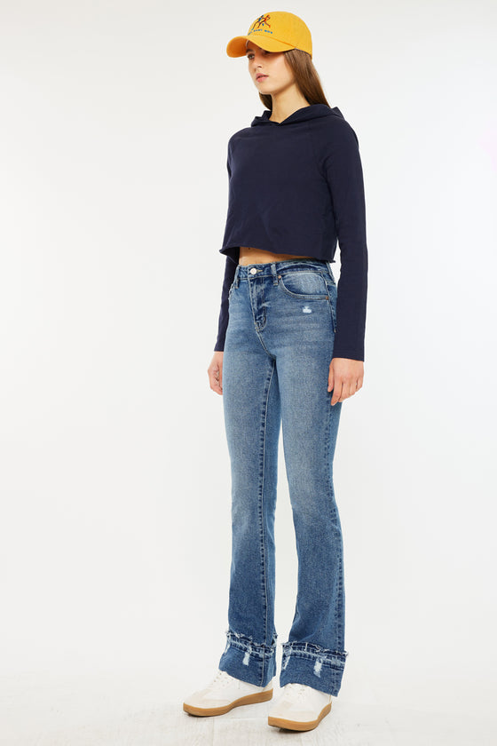 Donna High Rise Bootcut Jeans