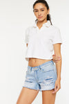 Gizelle Mid Rise Boyfriend Shorts