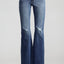 Mia Premier High Rise Distressed Flare - Official Kancan USA