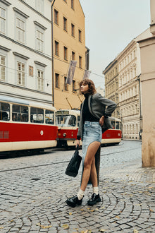  Iris Maxi Denim Skirt