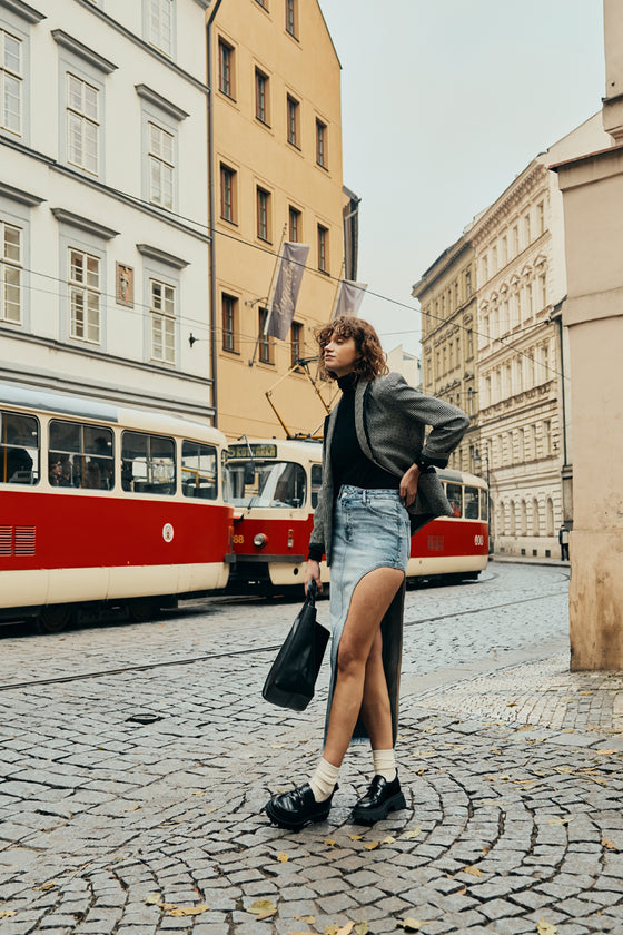 Iris Maxi Denim Skirt