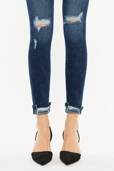 Canary High Rise Ankle Skinny - Official Kancan USA