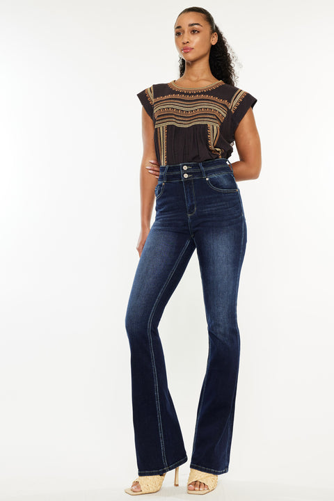 Gisella High Rise Bootcut Jeans - Official Kancan USA