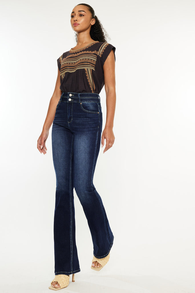 Gisella High Rise Bootcut Jeans - Official Kancan USA