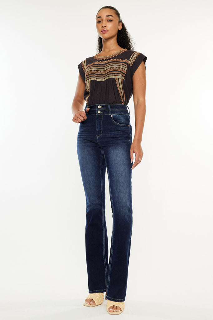 Gisella High Rise Bootcut Jeans - Official Kancan USA