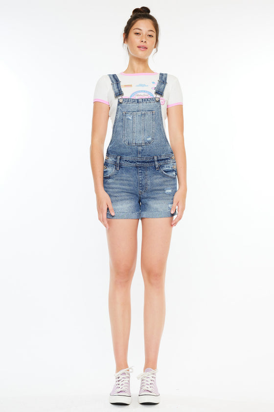 Remedy Mid Rise Overall Shorts - Official Kancan USA