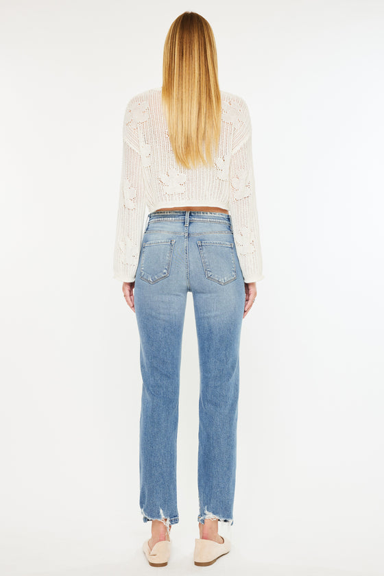 Ellie Premier High Rise Straight Jeans