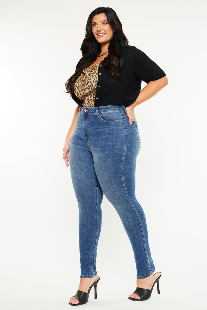 Bluebird High Rise Super Skinny Jeans (Plus Size)