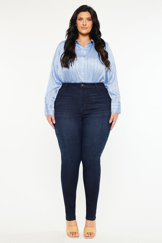 Bluebird High Rise Super Skinny Jeans (Plus Size)