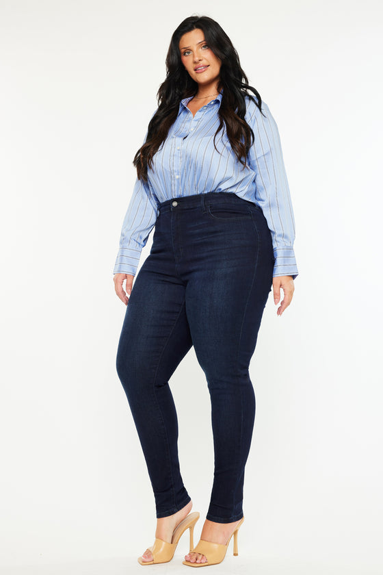 Bluebird High Rise Super Skinny Jeans (Plus Size)