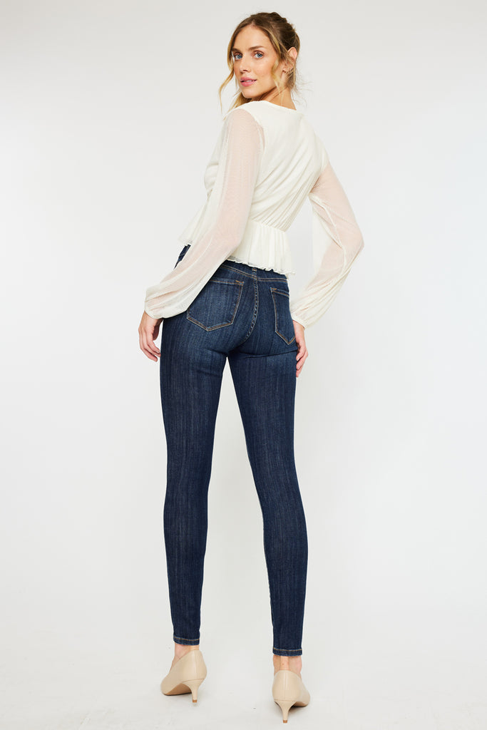 Logan Mid Rise Super Skinny - Official Kancan USA