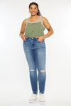 Sharon  Mid Rise Super Skinny Jeans (Plus Size) - Official Kancan USA