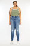 Sharon  Mid Rise Super Skinny Jeans (Plus Size) - Official Kancan USA