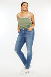 Sharon  Mid Rise Super Skinny Jeans (Plus Size) - Official Kancan USA