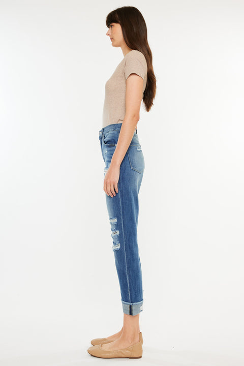 Eloise High Rise Straight Leg Jeans - Official Kancan USA