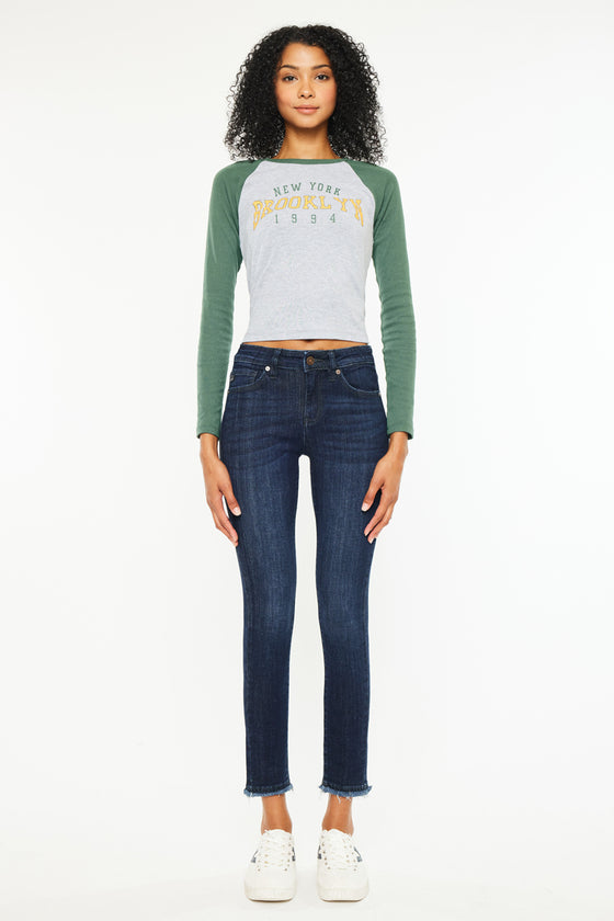 Atlanna Mid Rise Ankle Skinny