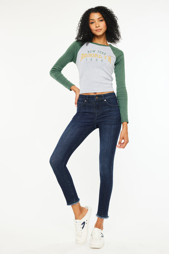 Atlanna Mid Rise Ankle Skinny