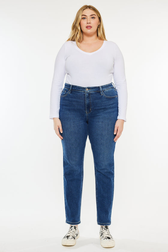 Peggy  High Rise Cigarette Leg Jeans (Plus Size) - Official Kancan USA