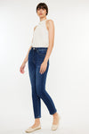 Adaline High Rise Slim Straight Leg  Jeans