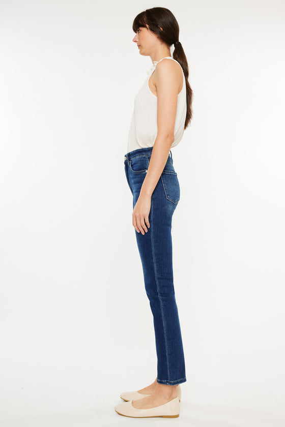 Adaline High Rise Slim Straight Leg  Jeans