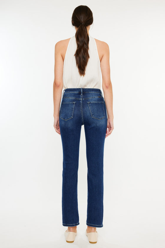 Adaline High Rise Slim Straight Leg  Jeans